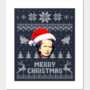 Margaret Thatcher Merry Christmas Posters and Art